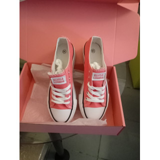 Canvas Sneakers Santas Virgens - Coral