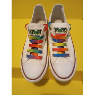 Colorful Canvas Sneakers Santas Virgens