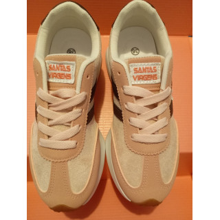 Comfortable Unisex Sneakers Santas Virgens  Pink